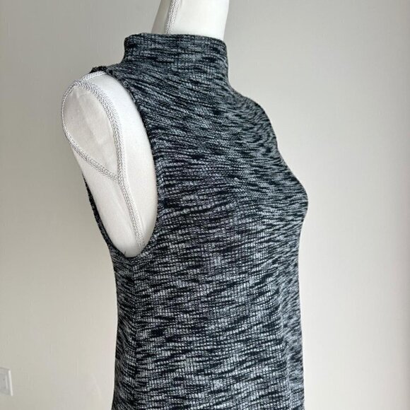 Urban Outfitters Silence + Noise  Black Mock Neck Sweater Knit Mini Dress - Picture 2 of 8